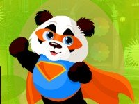 Superman Panda Escape