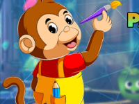 Monkey Painter Escape