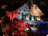 Halloween Front Yard House